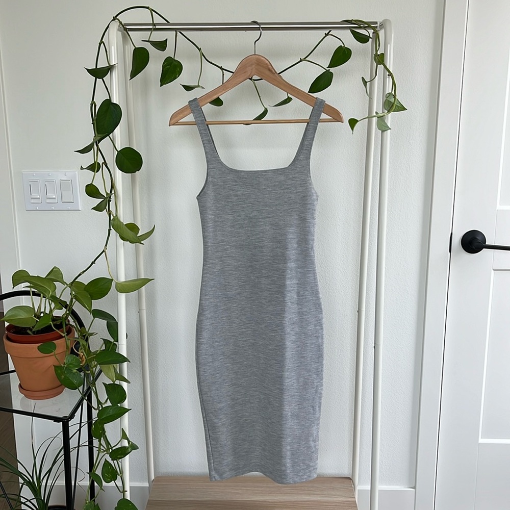 Zara Trafaluc Midi Dress in Grey S